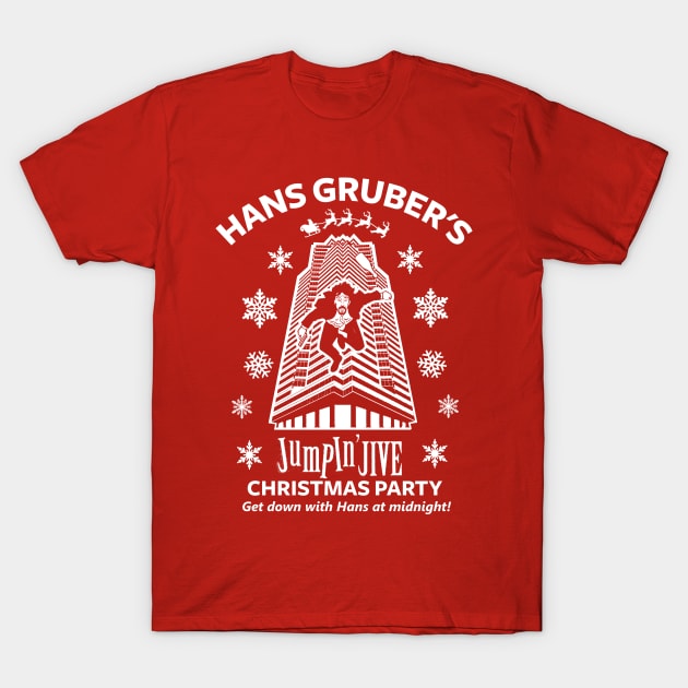 Hans Grubers Jumpin' Jive Christmas Party T-Shirt by Bigfinz